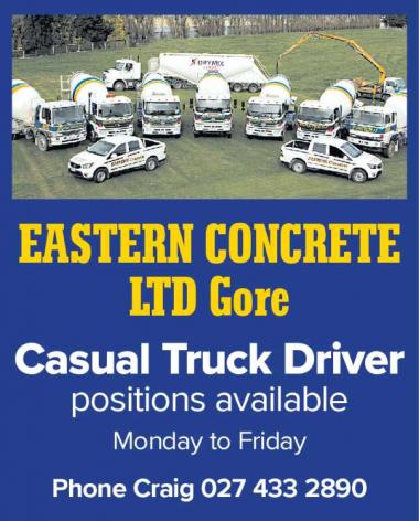 Casual Truck Driver  positions available