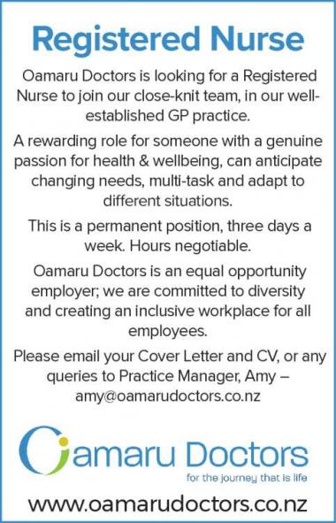 Registered Nurse in Otago