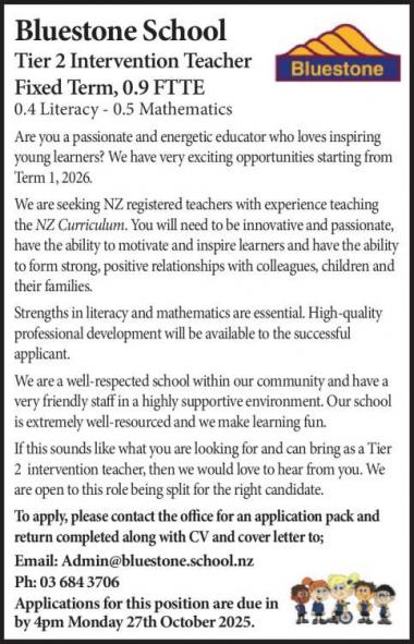 Tier 2 Intervention Teacher