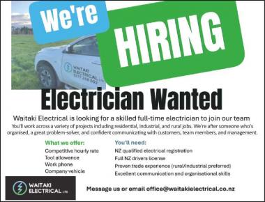 Electrician Wanted