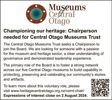 Championing our heritage: Chairperson needed for