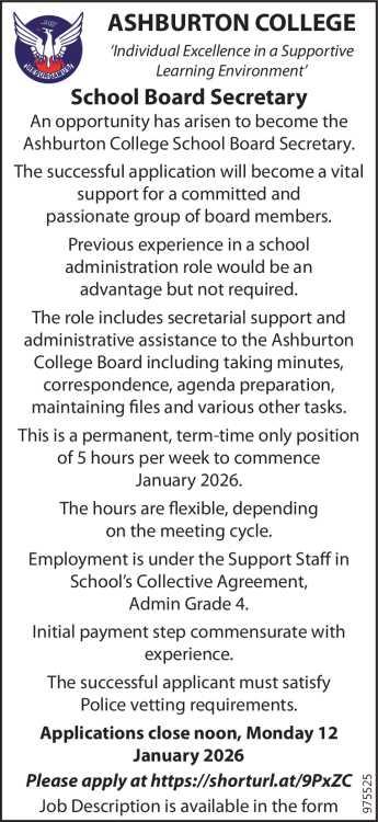 School Board Secretary