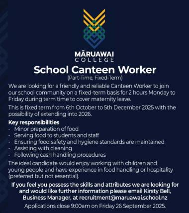 School Canteen Worker