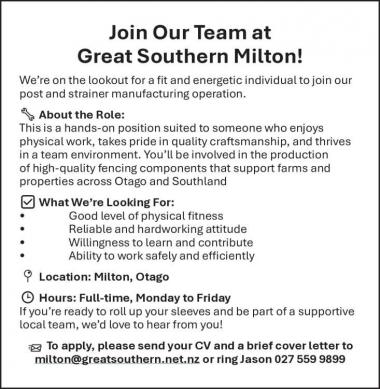 Join Our Team at