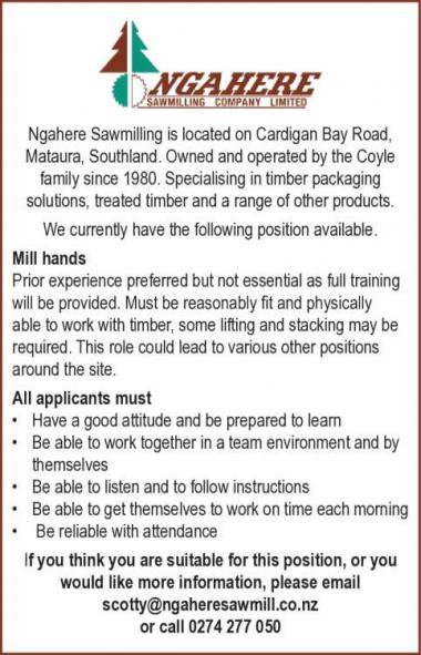 Mill hands