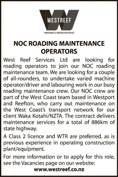 NOC ROADING MAINTENANCE