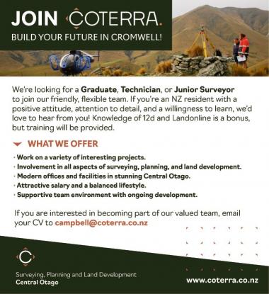 JOIN COTERRA in Otago