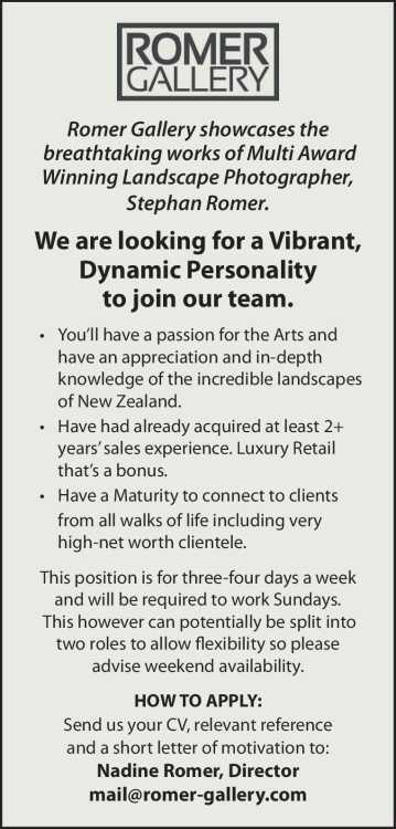Looking for a Vibrant, Dynamic Personality in Otago