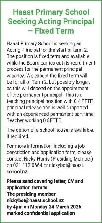 Seeking Acting Principal