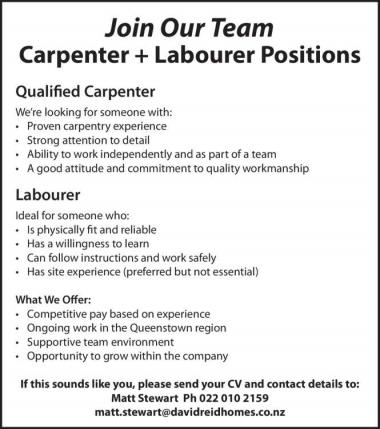 Join Our Team in Otago