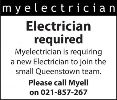 Electrician required