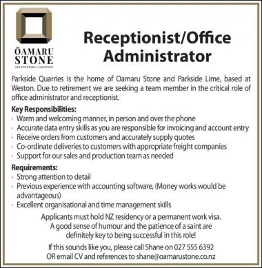 Receptionist/Office Administrator