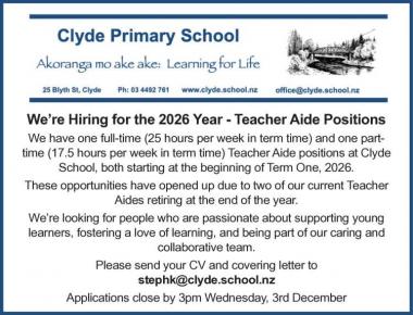 We’re Hiring for the 2026 Year