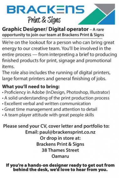 Graphic Designer/Digital operator