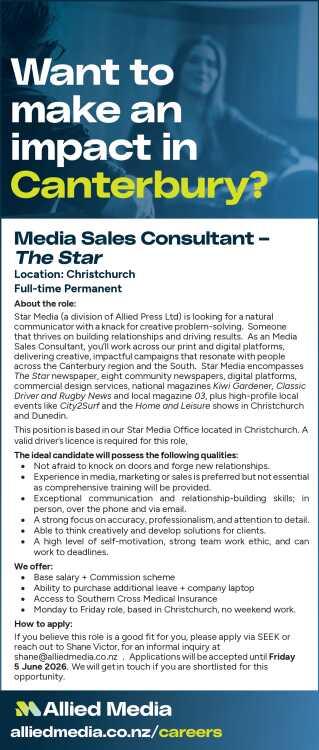 Media Sales Consultant – The Star