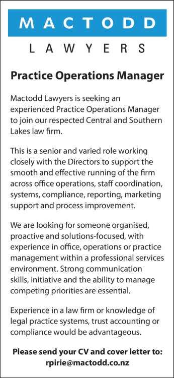 Practice Operations Manager