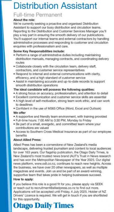 Distribution Assistant