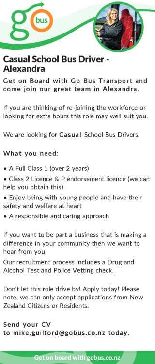 Casual School Bus Driver -