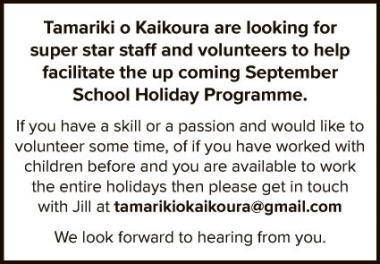 Tamariki o Kaikoura are looking for super star