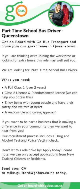 Part Time School Bus Driver -