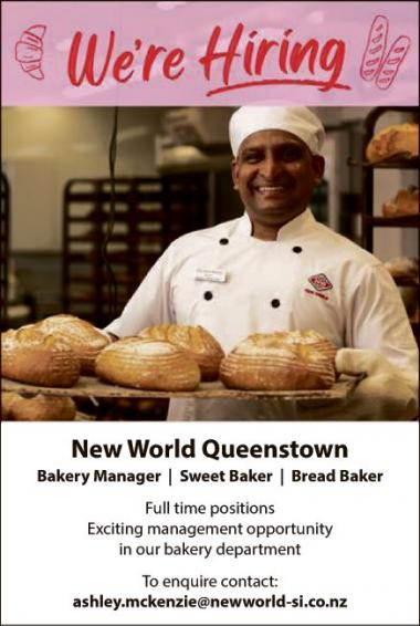 Bakery Manager | Sweet Baker | Bread Baker