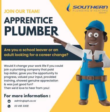 PLUMBER and PLUMBER APPRENTICE WANTED