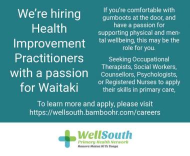 We’re hiring Health Improvement Practitioners