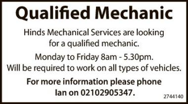 Qualified Mechanic