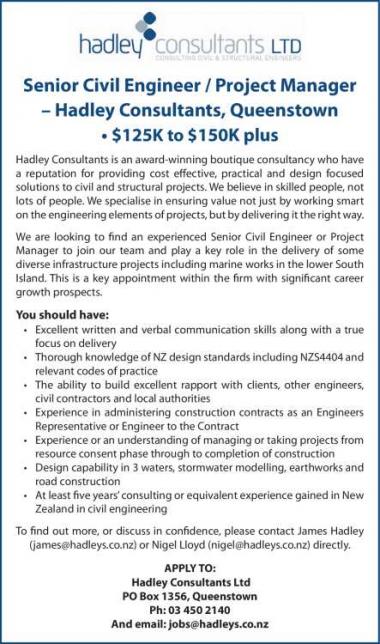 Senior Civil Engineer/Project Manager