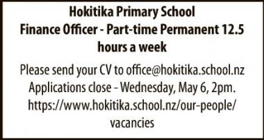 Finance Officer - Part-time Permanent