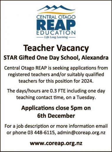 Teacher Vacancy