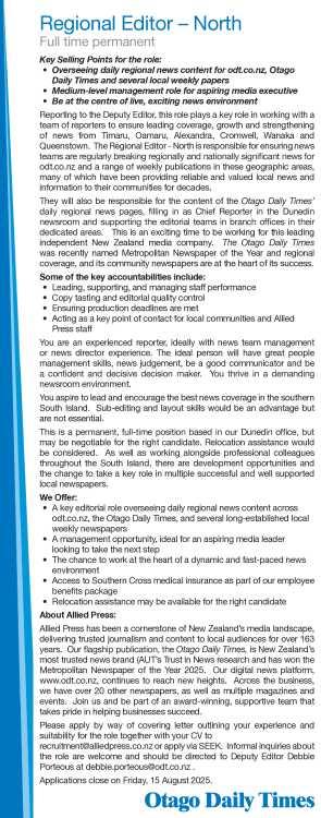 Regional Editor – North