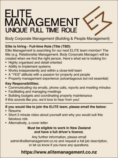 Body Corporate Management