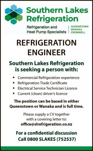 Refrigeration Engineer