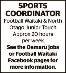 SPORTS COORDINATOR in Otago