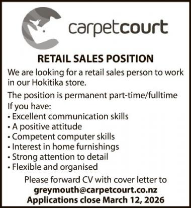 RETAIL SALES POSITION