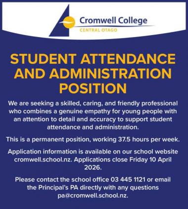 STUDENT ATTENDANCE AND ADMINISTRATION POSITION