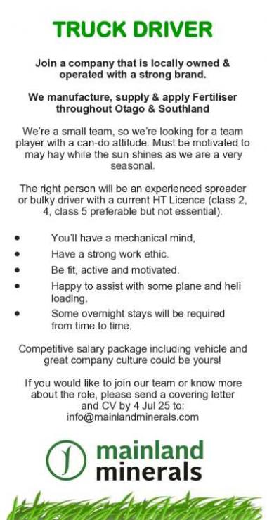 TRUCK DRIVER