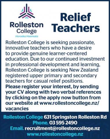 Relief Teachers in Canterbury