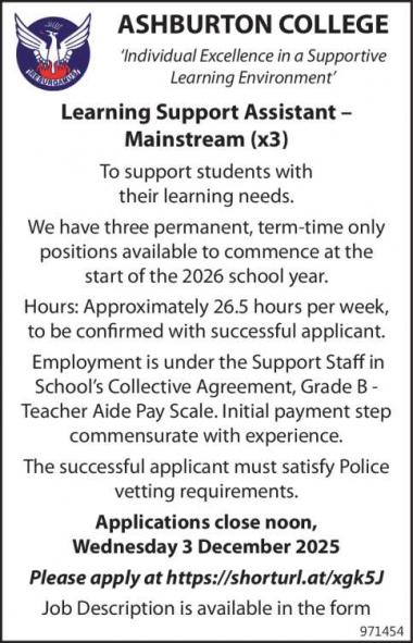 Learning Support Assistant –