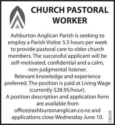 CHURCH PASTORAL WORKER