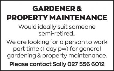 GARDENER & PROPERTY MAINTENANCE