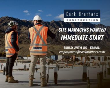 SITE MANAGERS WANTED in Otago