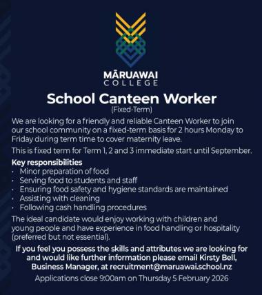 School Canteen Worker