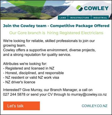 Join the Cowley team - Competitive Package Offer