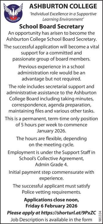 School Board Secretary