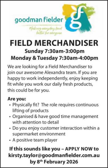 Field Merchandiser