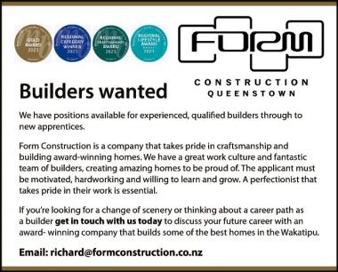 Builders wanted