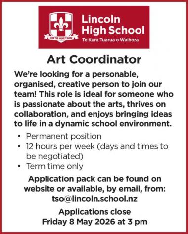 Art Coordinator