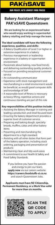 Bakery Assistant Manager